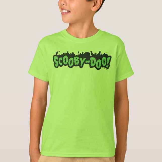 Scooby-Doo! Monster-Silhouette-Logo T-Shirt (Vorderseite)