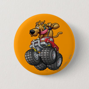 Scooby Doo Monster Truck Button