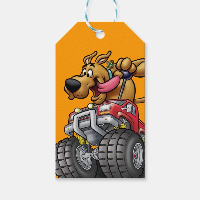 Scooby Doo Monster Truck Geschenkanhänger (Vorderseite)