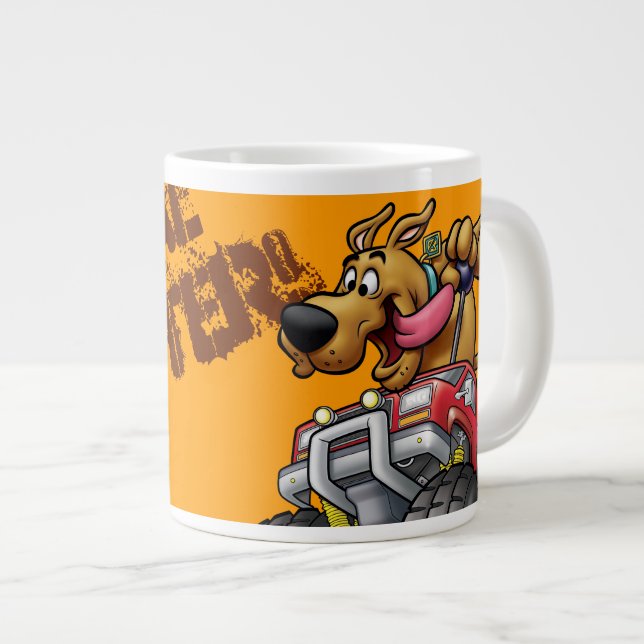 Scooby Doo Monster Truck Jumbo-Tasse (Vorderseite Rechts)