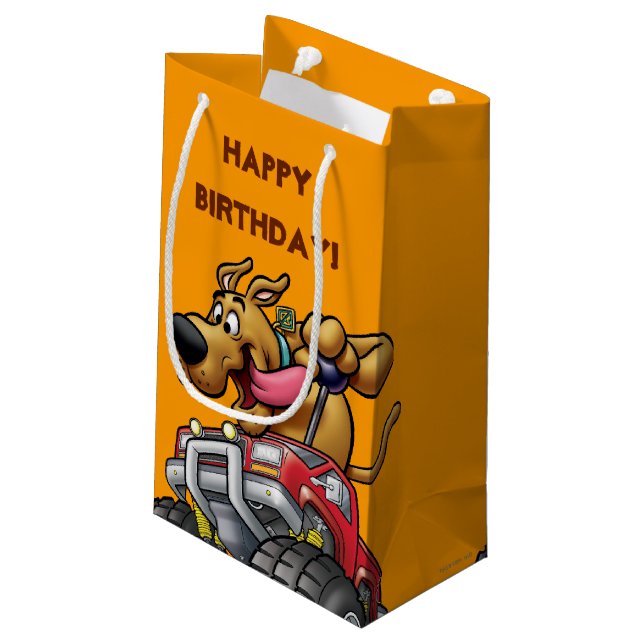 Scooby Doo Monster Truck Kleine Geschenktüte (Rückseite Schrägansicht)