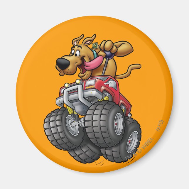Scooby Doo Monster Truck Magnet (Vorne)