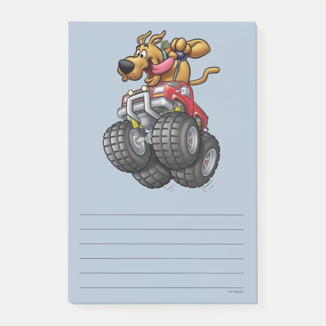Scooby-Doo Monster Truck Post-it Klebezettel (Vorderseite)