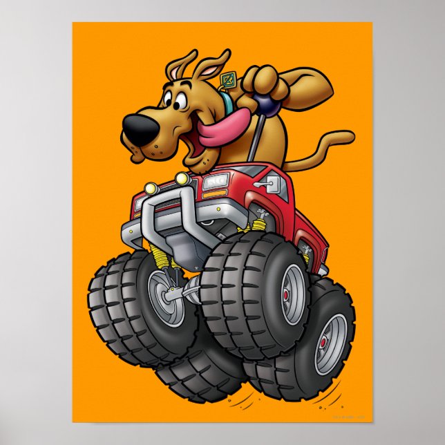 Scooby Doo Monster Truck Poster (Vorne)