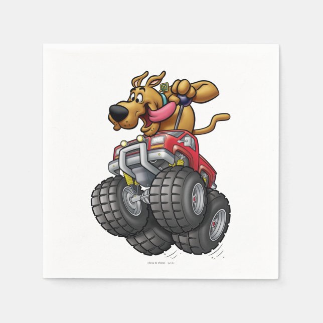 Scooby Doo Monster Truck Serviette (Vorderseite)