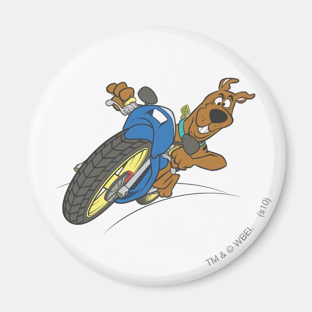 Scooby-Doo-Motorrad Magnet (Vorne)