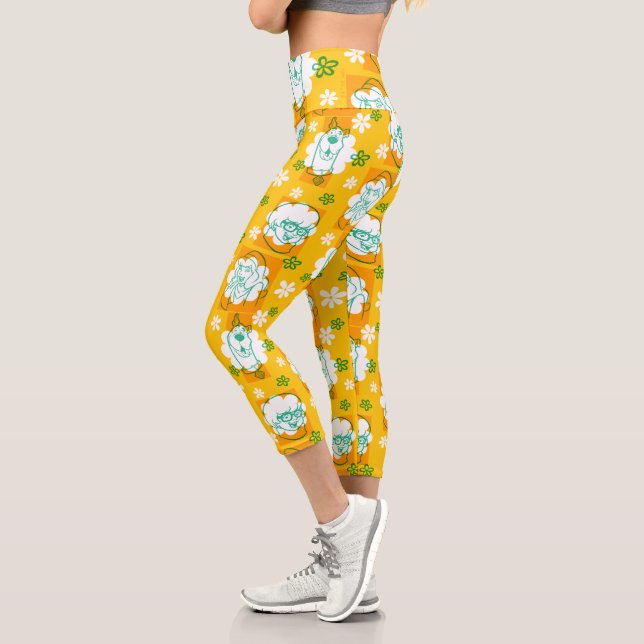 Scooby-Doo | Muster des Musters Capri Leggings (Links)