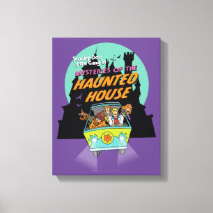 Scooby-Doo "Mysteries Of The Haunted House" Leinwanddruck