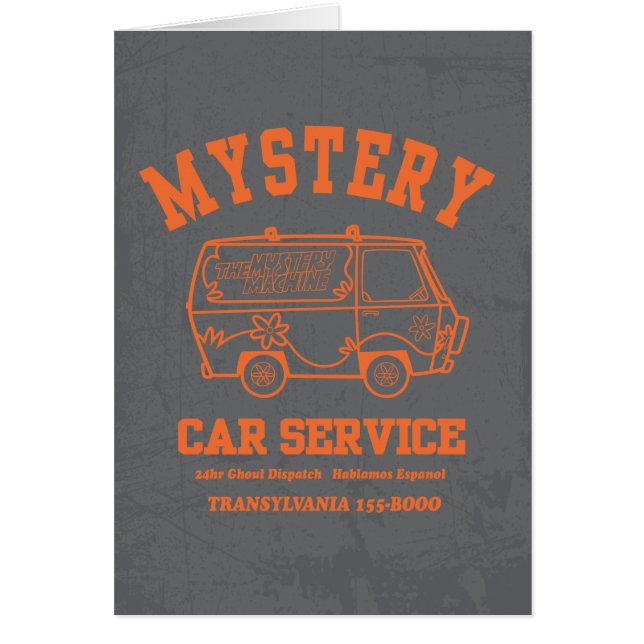 Scooby-Doo "Mystery Car Service" Graphic (Vorne)