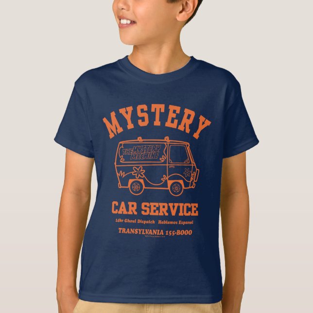 Scooby-Doo "Mystery Car Service" Graphic T-Shirt (Vorderseite)