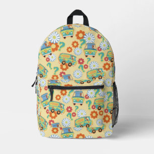 Scooby-Doo Mystery Machine Blumenmuster Bedruckter Rucksack