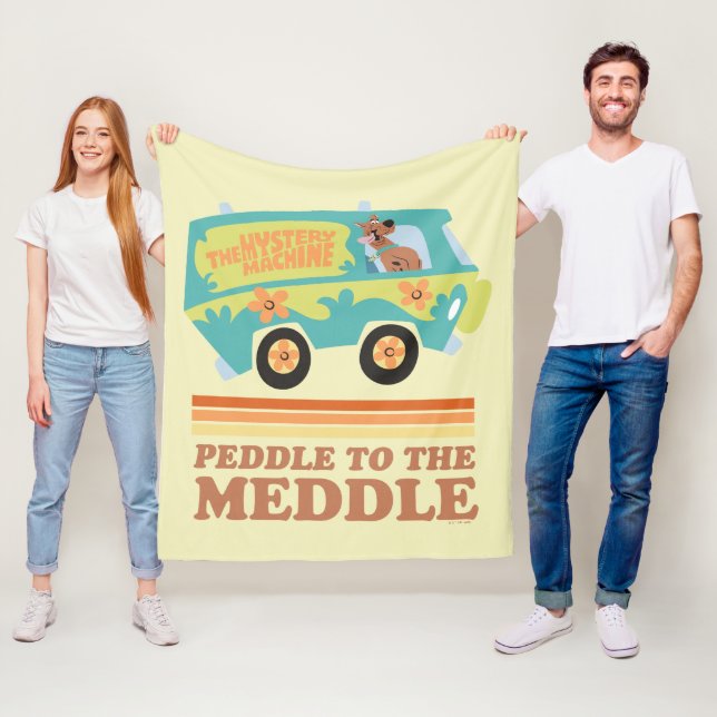 Scooby-Doo Mystery Machine "Peddle to the Meddle" Fleecedecke (Beispiel)