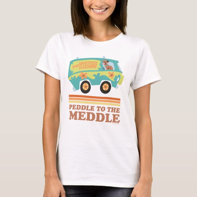 Scooby-Doo Mystery Machine "Peddle to the Meddle" T-Shirt (Vorderseite)