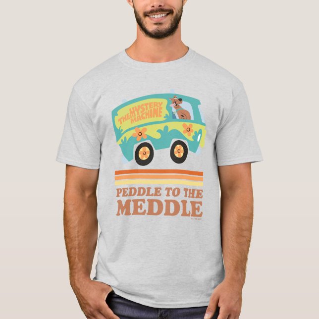 Scooby-Doo Mystery Machine "Peddle to the Meddle" T-Shirt (Vorderseite)