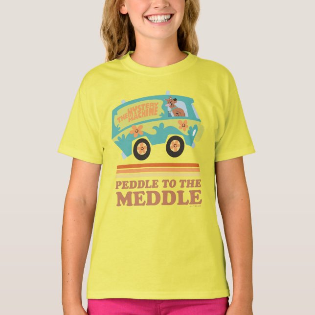Scooby-Doo Mystery Machine "Peddle to the Meddle" T-Shirt (Vorderseite)