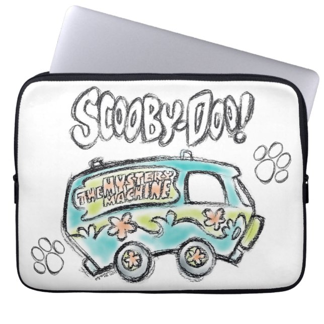 Scooby-Doo | Mystery Machine Sketch Laptopschutzhülle (Vorderseite)