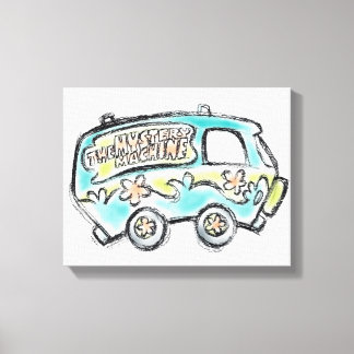 Scooby-Doo | Mystery Machine Sketch Leinwanddruck