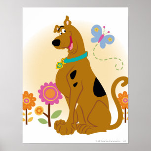 Scooby-Doo nach Butterfly Poster