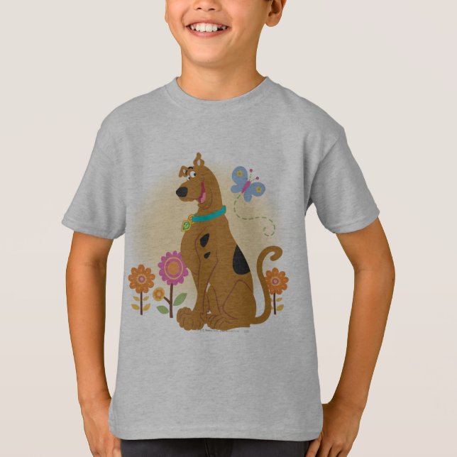 Scooby-Doo nach Butterfly T-Shirt (Vorderseite)