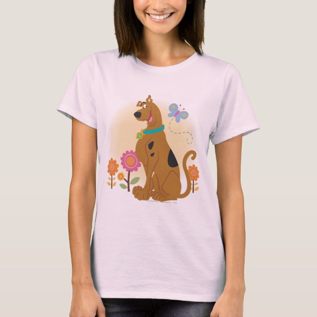 Scooby-Doo nach Butterfly T-Shirt (Vorderseite)