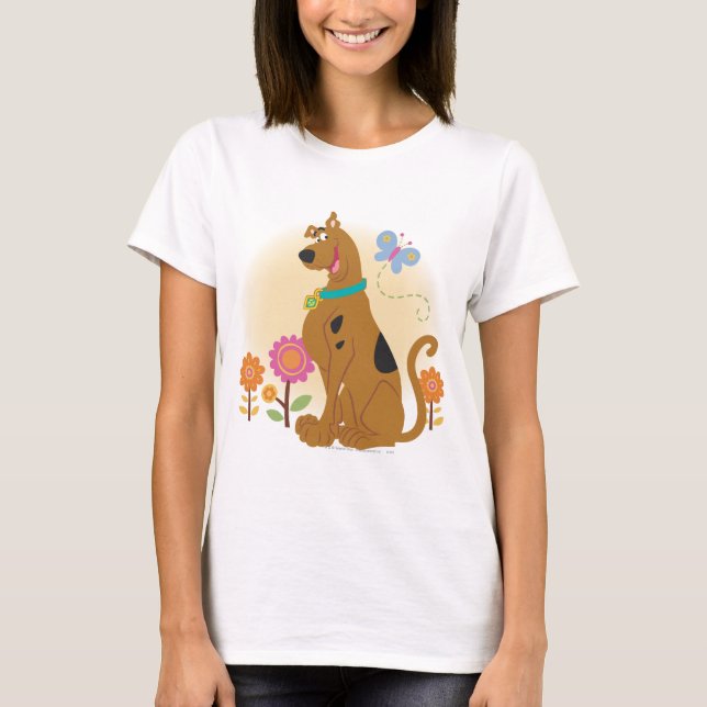 Scooby-Doo nach Butterfly T-Shirt (Vorderseite)