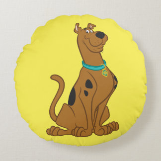 Scooby-Doo Niedlicher als Niedlich Rundes Kissen