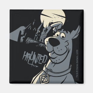 Scooby-Doo Noir Spuk Mansion Graphic Magnet