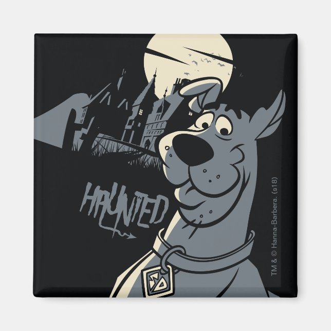 Scooby-Doo Noir Spuk Mansion Graphic Magnet (Vorne)
