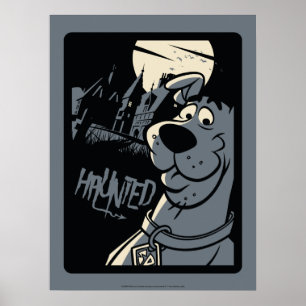 Scooby-Doo Noir Spuk Mansion Graphic Poster