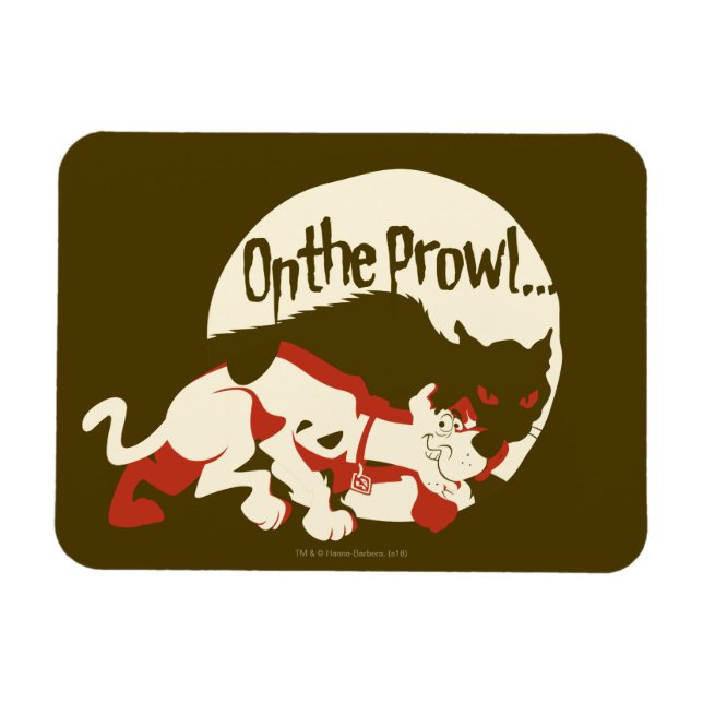 Scooby-Doo "On the Prowl" Magnet (Horizontal)