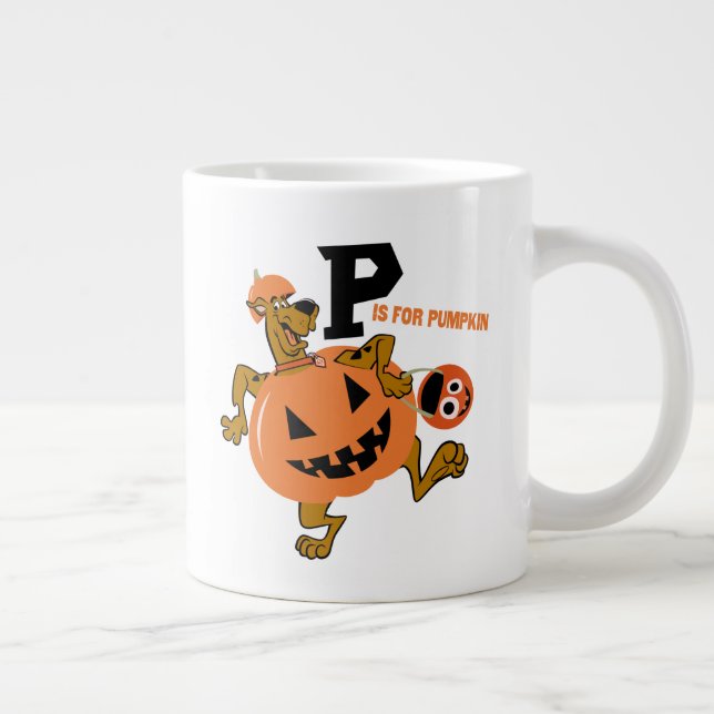Scooby-Doo | P ist für Pumpkin Jumbo-Tasse (Rechts)