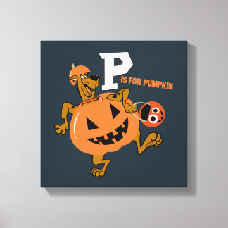 Scooby-Doo | P ist für Pumpkin Leinwanddruck