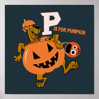 Scooby-Doo | P ist für Pumpkin Poster
