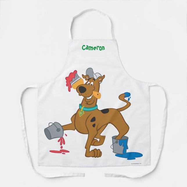 Scooby-Doo Paints Schürze (Vorderseite)