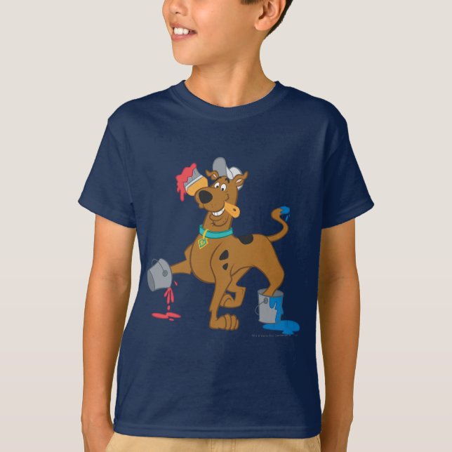 Scooby-Doo Paints T-Shirt (Vorderseite)