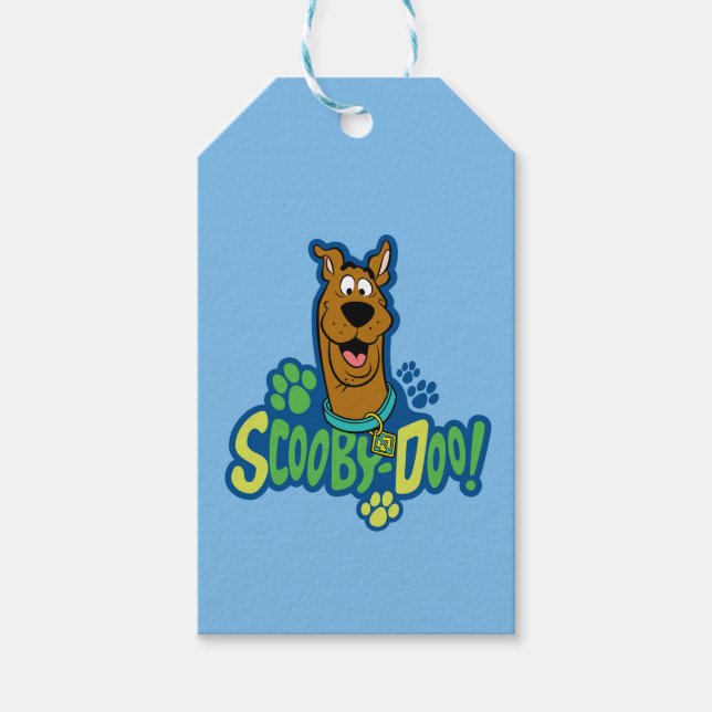 Scooby-Doo Paw Print Character Abzeichen Geschenkanhänger (Vorderseite)