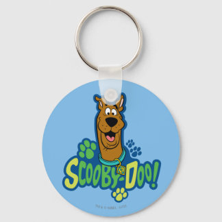 Scooby-Doo Paw Print Character Abzeichen Schlüsselanhänger
