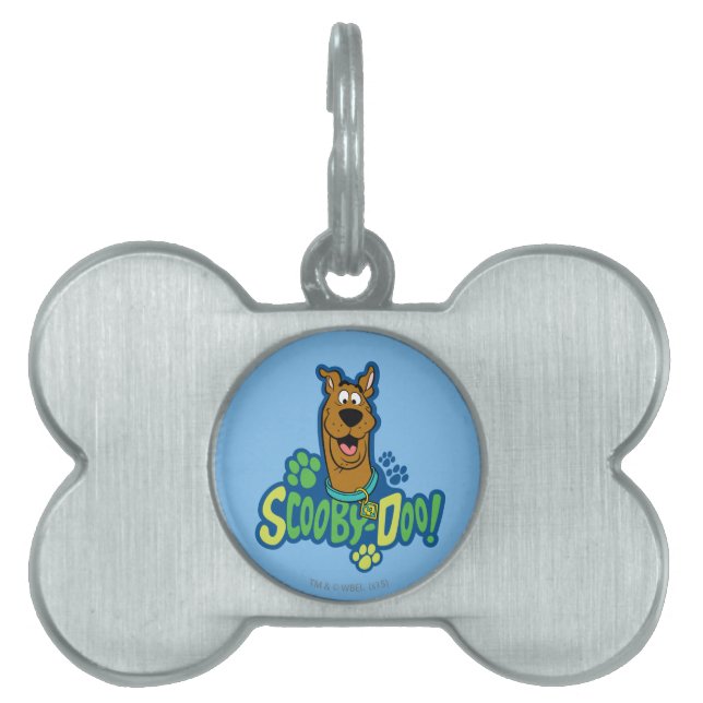 Scooby-Doo Paw Print Character Abzeichen Tiermarke (Vorderseite)
