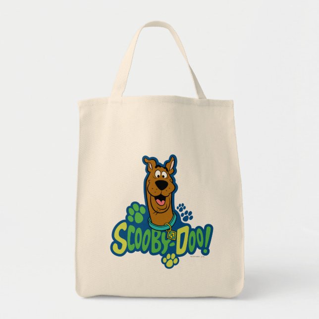 Scooby-Doo Paw Print Character Abzeichen Tragetasche (Vorne)