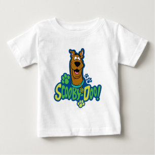 Scooby-Doo Paw Print Character Badge Baby T-shirt