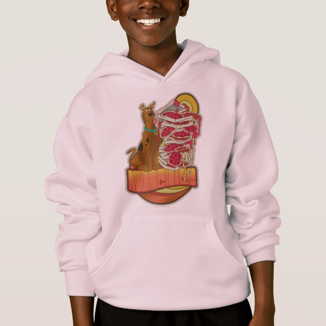 Scooby-Doo | Pile of Pizza "Munchies" Graphic Hoodie (Vorderseite)
