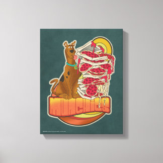 Scooby-Doo | Pile of Pizza "Munchies" Graphic Leinwanddruck