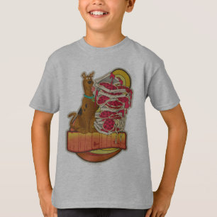 Scooby-Doo Pile of Pizza "Munchies" Graphic T-Shirt