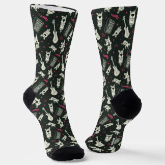 Scooby-Doo Punk Gitarre und Amp Muster Socken