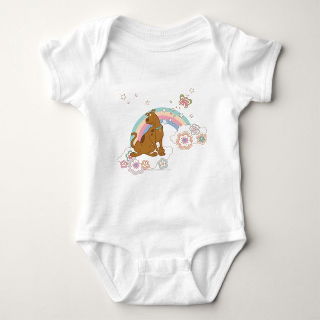 Scooby-Doo Rainbow Butterfly Baby Strampler (Vorderseite)