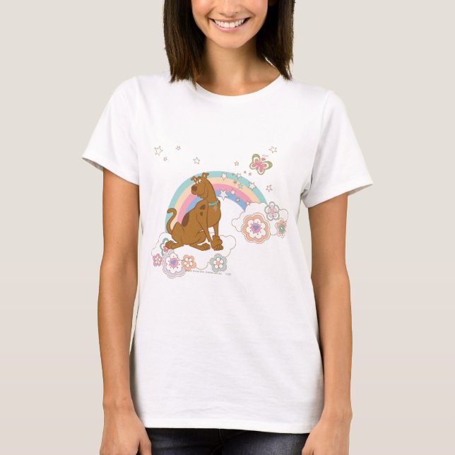 Scooby-Doo Rainbow Butterfly T-Shirt (Vorderseite)