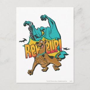 Scooby Doo "Reeeelp!" Postkarte