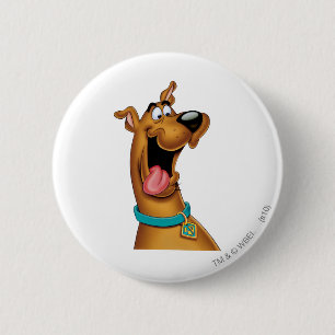 Scooby-Doo regte Gesicht auf Button