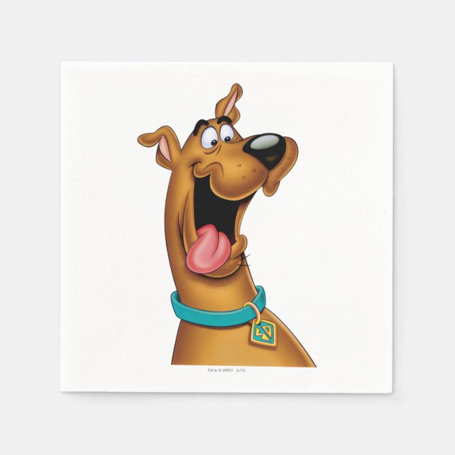 Scooby-Doo regte Gesicht auf Serviette (Vorderseite)