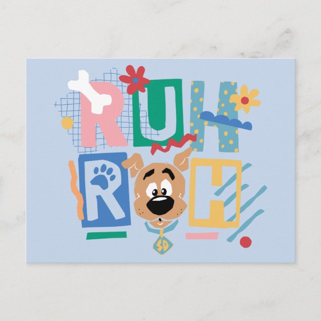 Scooby-Doo | Ruh Roh Baby Scooby-Doo Postkarte (Vorderseite)